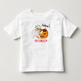 Mein 1. Halloween Pumpkin Ghost Personalisiert Kleinkind T-shirt
