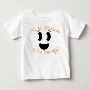 Mein 1. Halloween-Script-Ghost Baby T-shirt