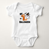 Mein 1. Halloween Süßer Geister-Baby-Body