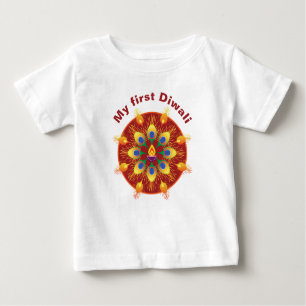 Mein 1. (oder eine beliebige Zahl) Diwali Baby T-shirt