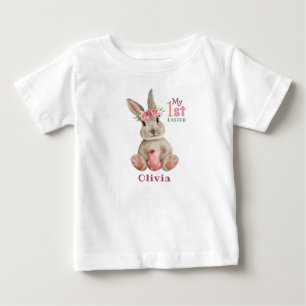 Mein 1. Ostern - Häschen und bemaltes Ei  Baby T-shirt
