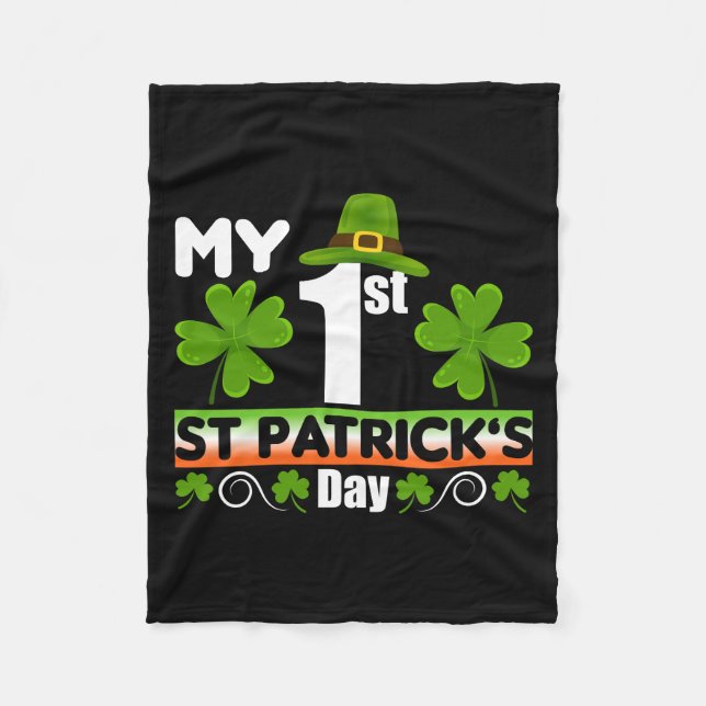 Mein 1. St. Patrick S Day Fleecedecke (Vorderseite)