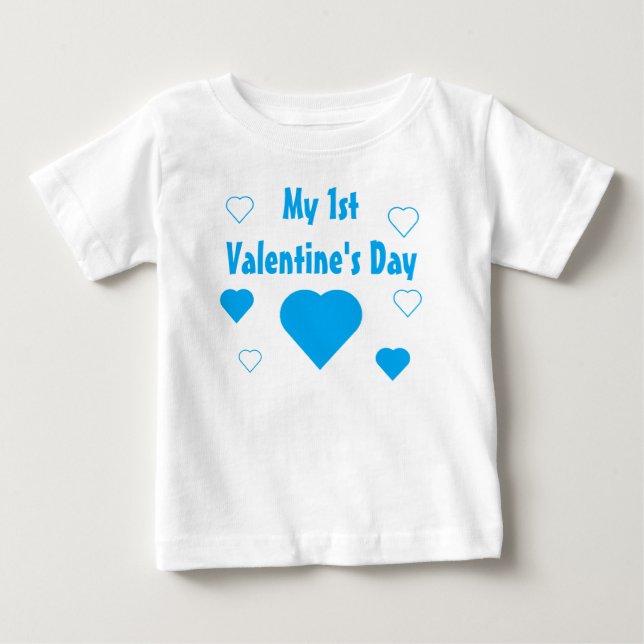 Mein 1. Valentinstag Baby T-shirt (Vorderseite)