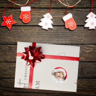 Mein 1. Weihnachts-Babyname Neutrale Aufkleber