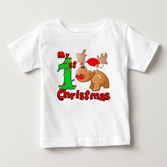Mein 1. Weihnachtsmann Baby T-shirt (Vorderseite)