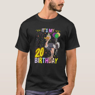 Mein 20. Geburtstag Strauß T-Shirt