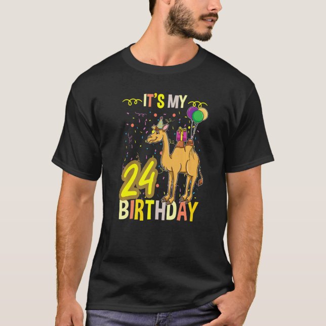 Mein 24. Geburtstag T-Shirt (Vorderseite)
