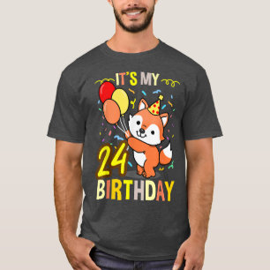 Mein 24. Geburtstag von Tierfreude T-Shirt