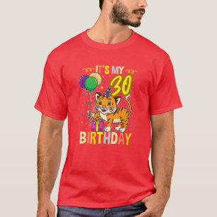 Mein 30. Geburtstag Tiger Animal Lover T-Shirt