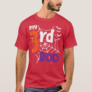Mein 3. Boo Lazy Halloween Kostüm Niedlich Spider T-Shirt