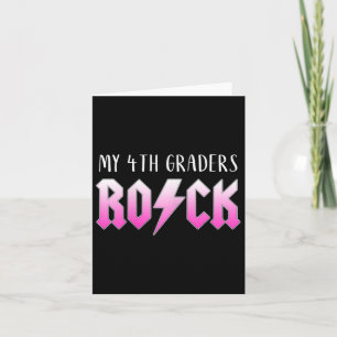 Mein 4. Graduiertenrock für den Vierten Lehrer 1st Karte