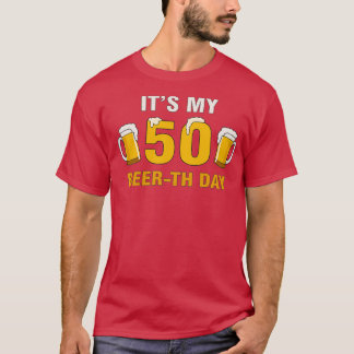 Mein 50. Beerth-Geburtstag Lustiger Geburtstags-Sp T-Shirt
