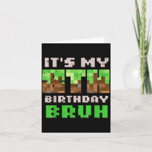 Mein 8. Geburtstag Bruh Xel Gamer 8 Geburtstag Gam Karte
