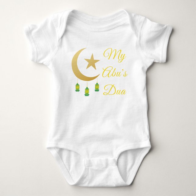 Mein Abu - Mein erster Ramiane Baby Strampler (Vorderseite)