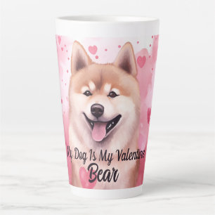 Mein Akita Hund ist mein Personalisierter Valentin Milchtasse
