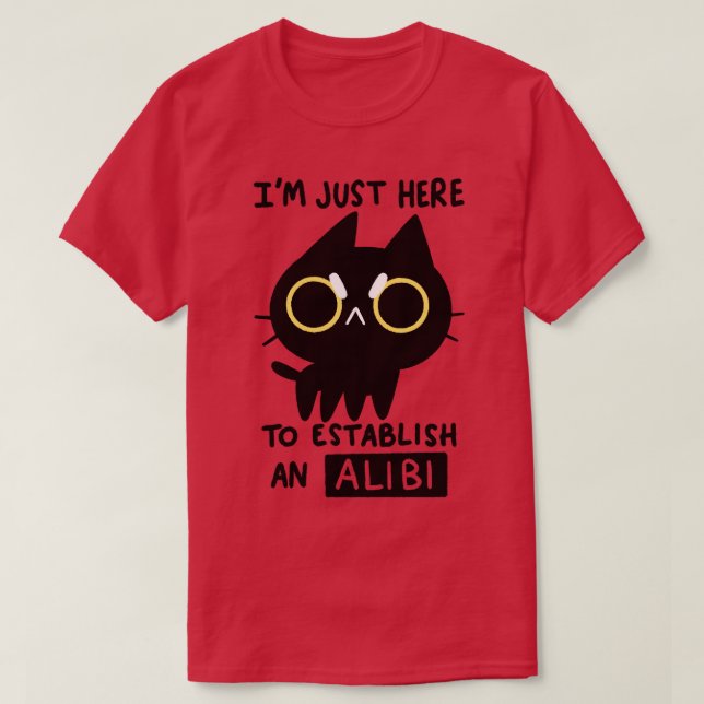 Mein Alibi T-Shirt (Design vorne)