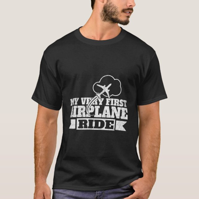 Mein allererster T - Shirt im Flugmodus (Vorderseite)