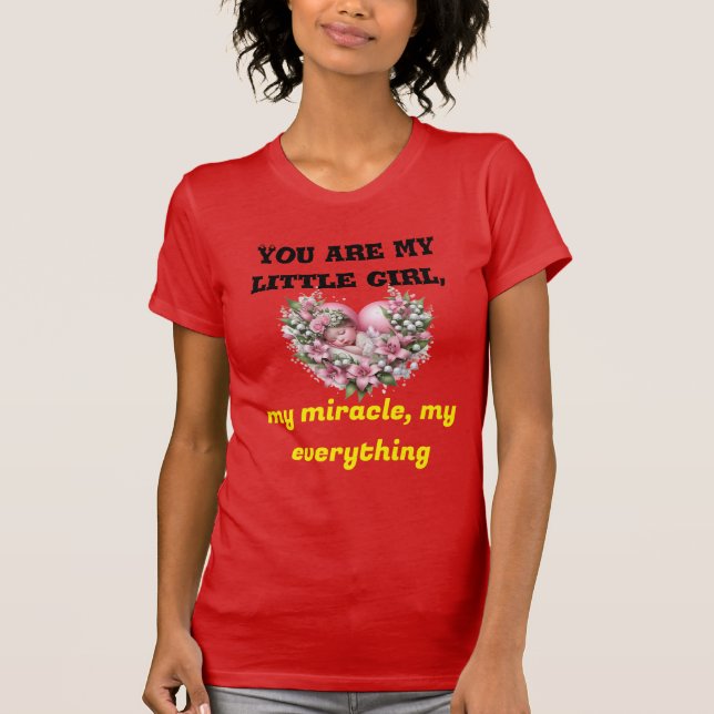 Mein Alles - Herzlicher T - Shirt für Töchter (Vorderseite)