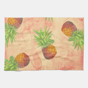 Mein Aloha tropischer Ananas-Blumen-Garten Küchentuch