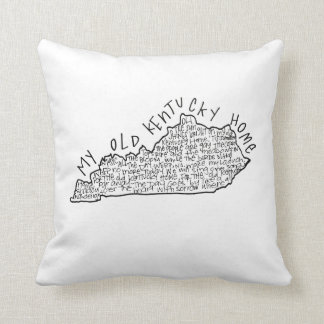 Mein altes Kentucky-Zuhausekissen Kissen