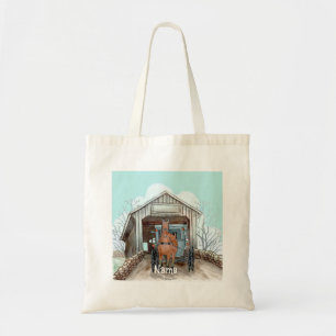 Mein Amish Covered Bridge Tote Bag Tragetasche