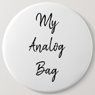 Mein Analog-Tasche-Button  Button