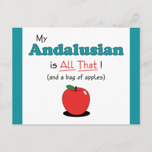 Mein Andalusier ist All That! Funny Horse Postkarte