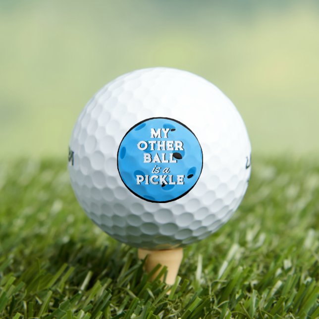 Mein anderer Ball ist ein Pickle Golfer Blue Pickl (Insitu T-Shirt)