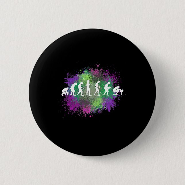Mein anderer Computer ist Ihre Computer-Evolution  Button (Vorderseite)