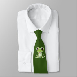 Mein anderer Grüner Frosch Freund Neck Tie Krawatte
