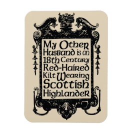 Mein anderer Mann - Highlander Magnet