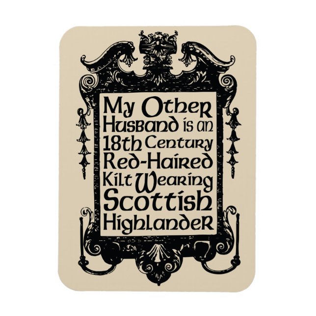 Mein anderer Mann - Highlander Magnet (Vertikal)