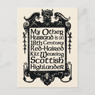 Mein anderer Mann - Highlander Postkarte