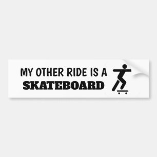 Mein anderer Weg ist ein Skateboard-Aufkleber Autoaufkleber