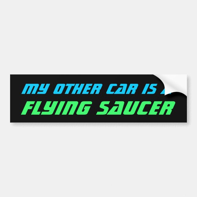 MEIN ANDERES AUTO - FLIEGENDER SICHERER Autoaufkle Autoaufkleber (Vorne)