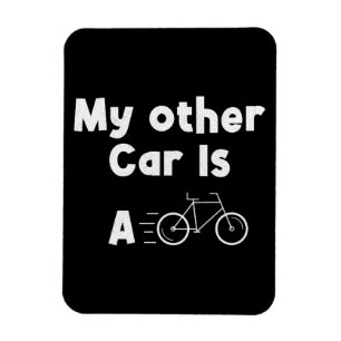 Mein Anderes Auto ist ein Fahrrad Magnet