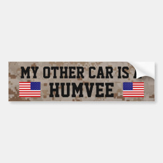 Mein anderes Auto ist ein Humvee (HMMWV) Autoaufkleber