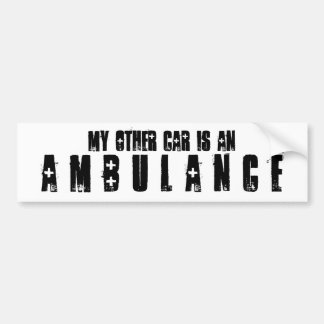 Mein anderes Auto ist ein Krankenwagen Autoaufkleber