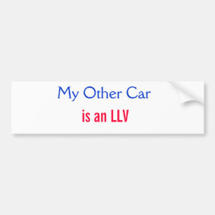 Mein anderes Auto, ist ein LLV Autoaufkleber