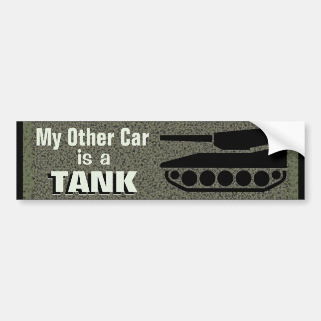 Mein anderes Auto ist ein lustiger Behälter Autoaufkleber (Vorne)