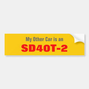 Mein anderes Auto ist ein SD40T-2 Autoaufkleber