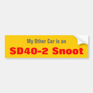 Mein anderes Auto ist, SD40-2 Snoot Autoaufkleber