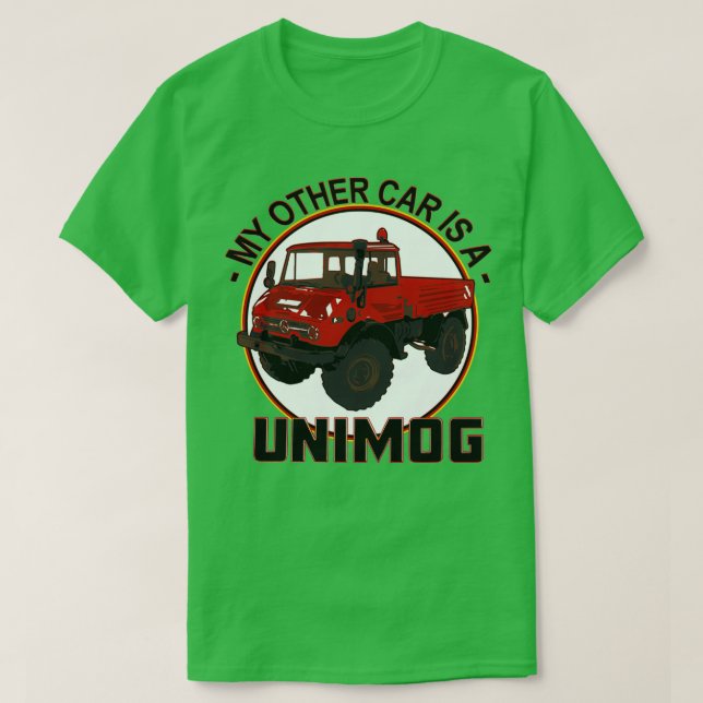 Mein anderes Auto ist Unimog Red  T-Shirt (Design vorne)