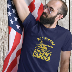 Mein anderes Fahrzeug Flugzeugträger Navy Veteran  T-Shirt