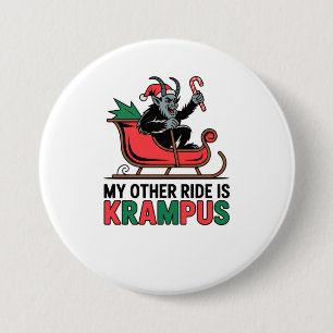 Mein anderes Fahrzeug ist der Krampus Krampus Schl Button