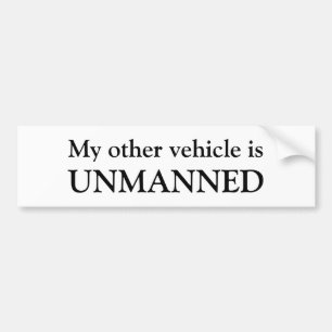 Mein anderes Fahrzeug ist, UNMENSCHLICH GEMACHT Autoaufkleber