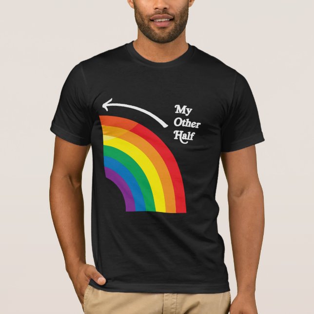 MEIN ANDERES HÄLFTE-RECHT - white.png T-Shirt (Vorderseite)