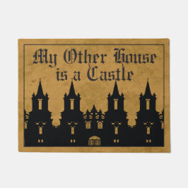 Mein anderes Haus ist ein Schloss Fußmatte