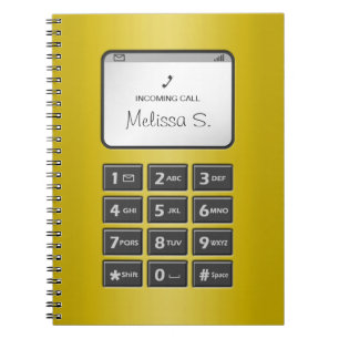Mein anderes Telefon - Gelbes Notebook Notizblock