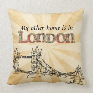 Mein anderes Zuhause-Londonthrow-Kissen Kissen